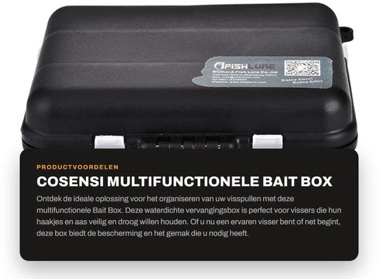 Boxe per pescatori acqua resistente - Boxe per attrezzi da pesca multifunzionali - Boxe per attrezzi da pesca - Protezione contro l'umidità - Boxe per attrezzi da pesca leggere - Boxe per attrezzi da pesca per la protezione contro l'acqua