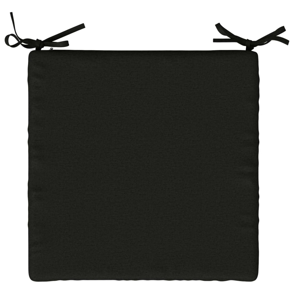 Cuscini per Sedia in 4 Pezzi SOEST 4 pz 100% Poliestere Nero 944360