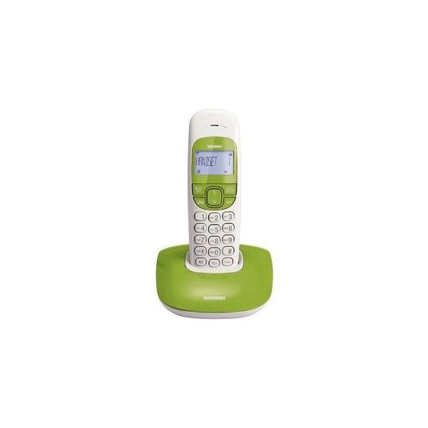 Brondi nice telefono dect verde, bianco identificatore di chiamata - 10273212