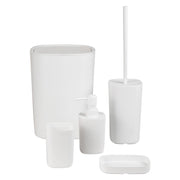 KIT ACCESSORI DA BAGNO 'PODDY' col. bianco  - METAFORM