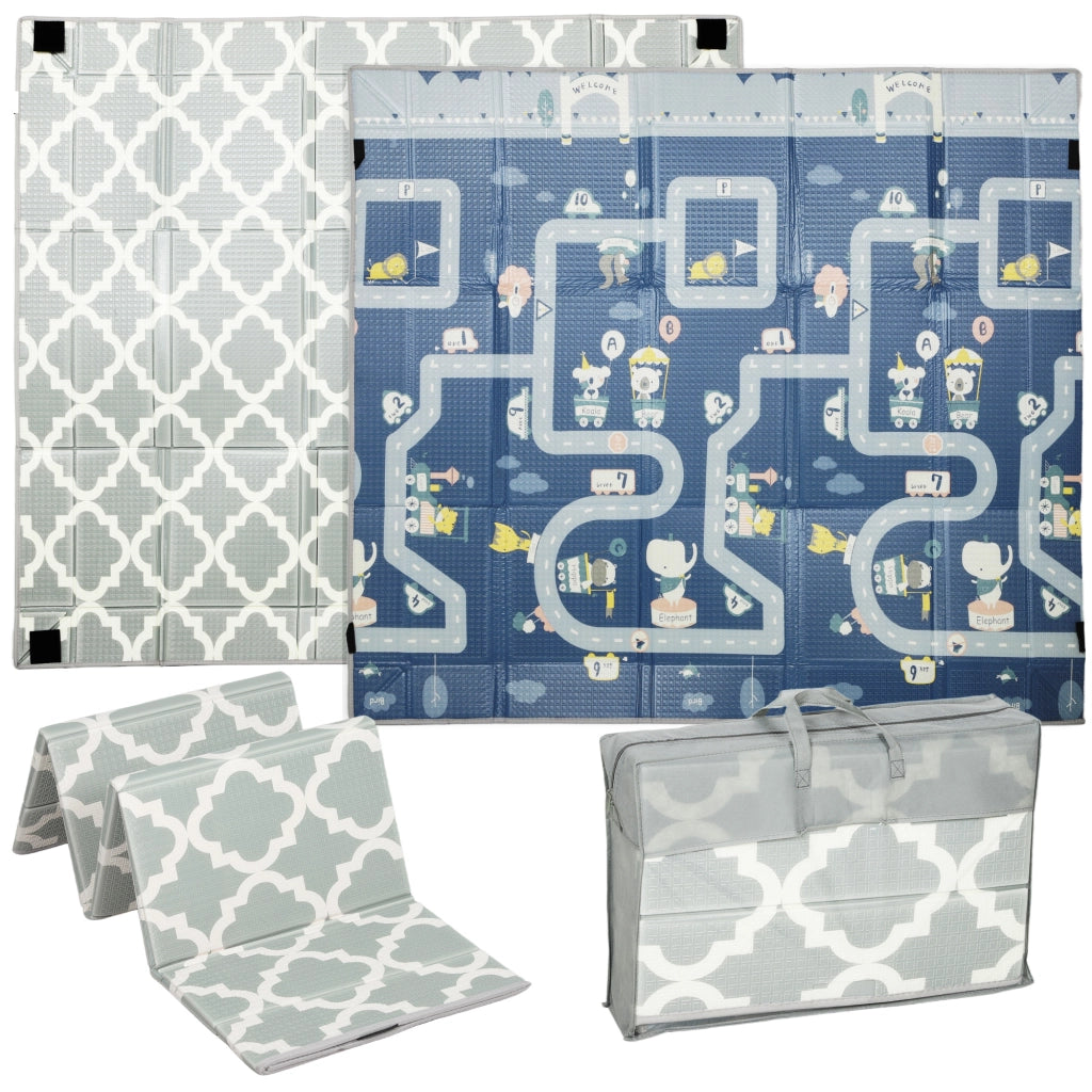 Tapis de jeu per bambini ¨C zephmum ¨C multicolore 202x180.5x1 cm