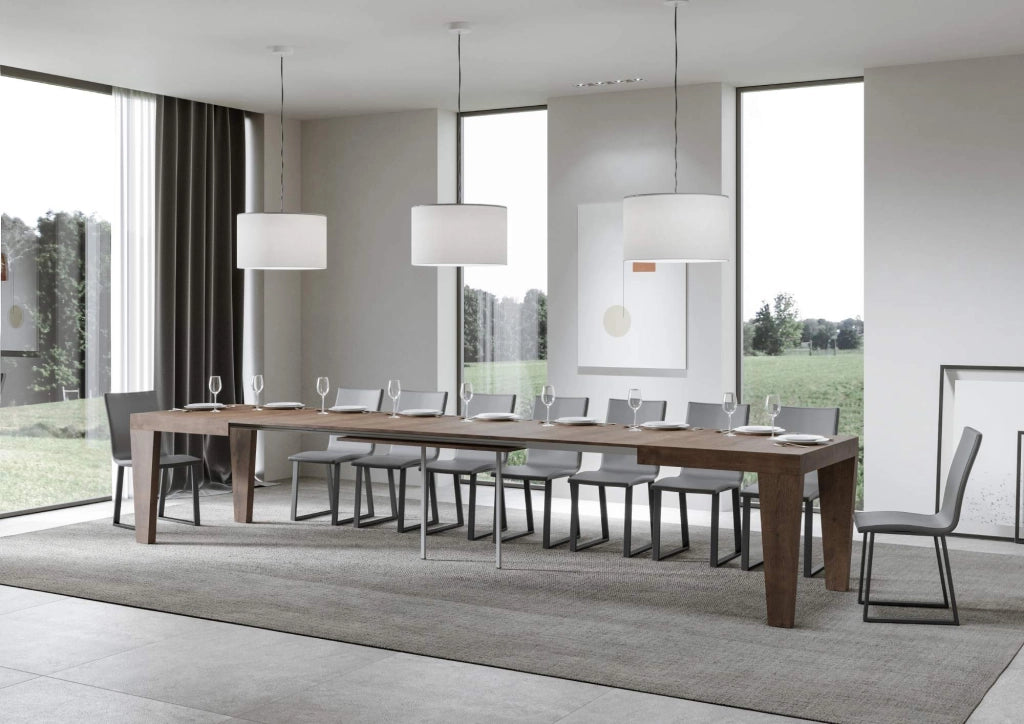 Tavolo Allungabile 120/380x90 cm Spimbo Noce