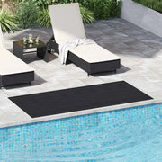 Tappeto per pavimento Nero 1 x 2 m Gomma 42046724