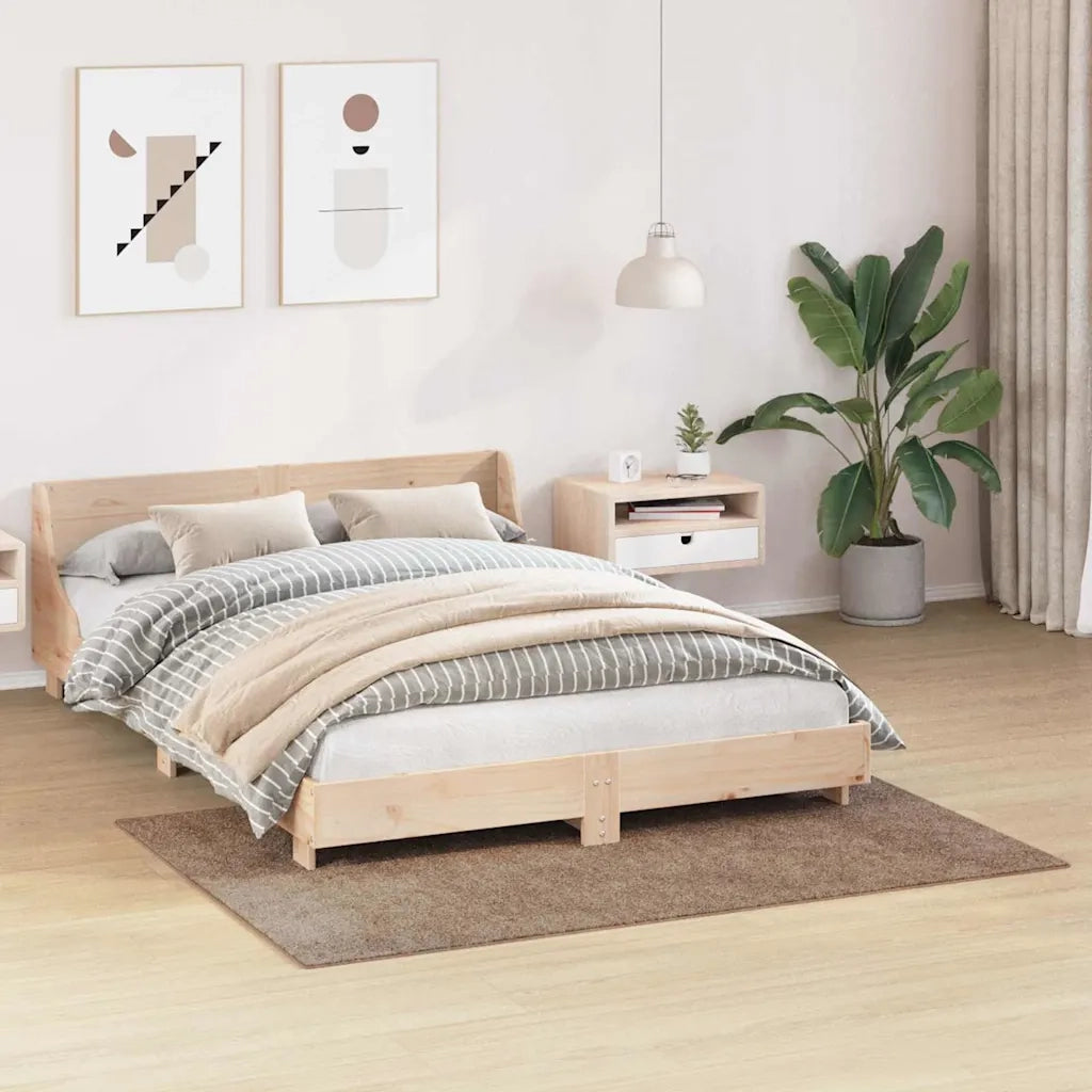 Tappeto Shaggy Antiscivolo Marrone 120 x 170 cm PP 4019792