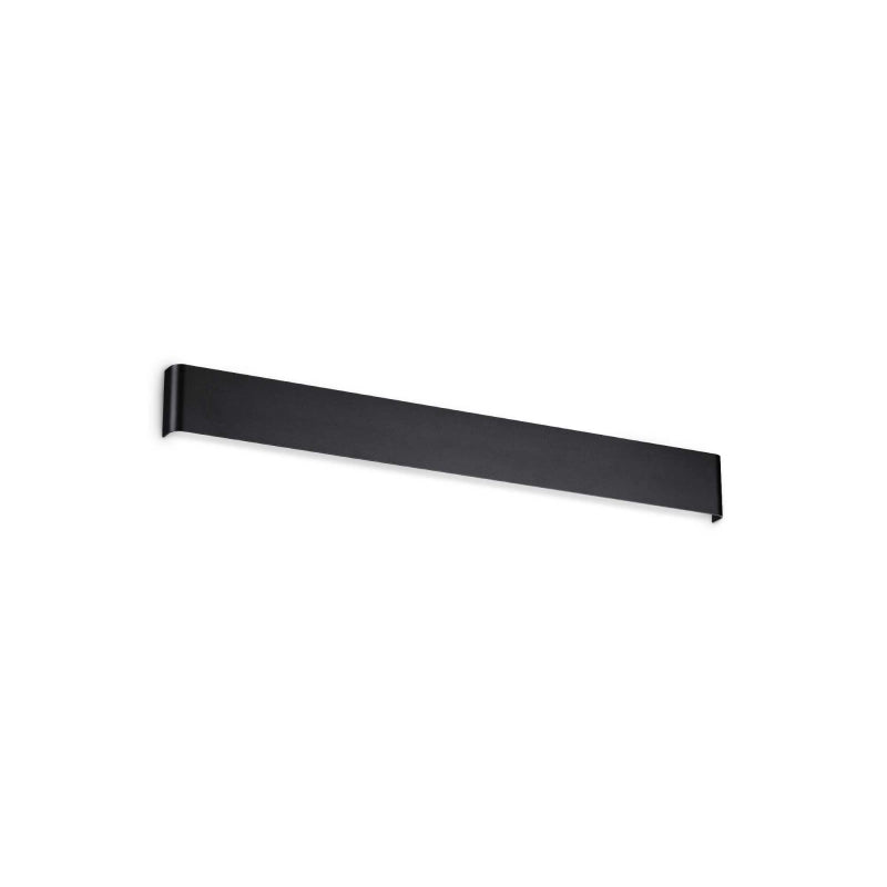 Lampada Da Parete Delta Ap D083 3000K Nero Ideal-Lux
