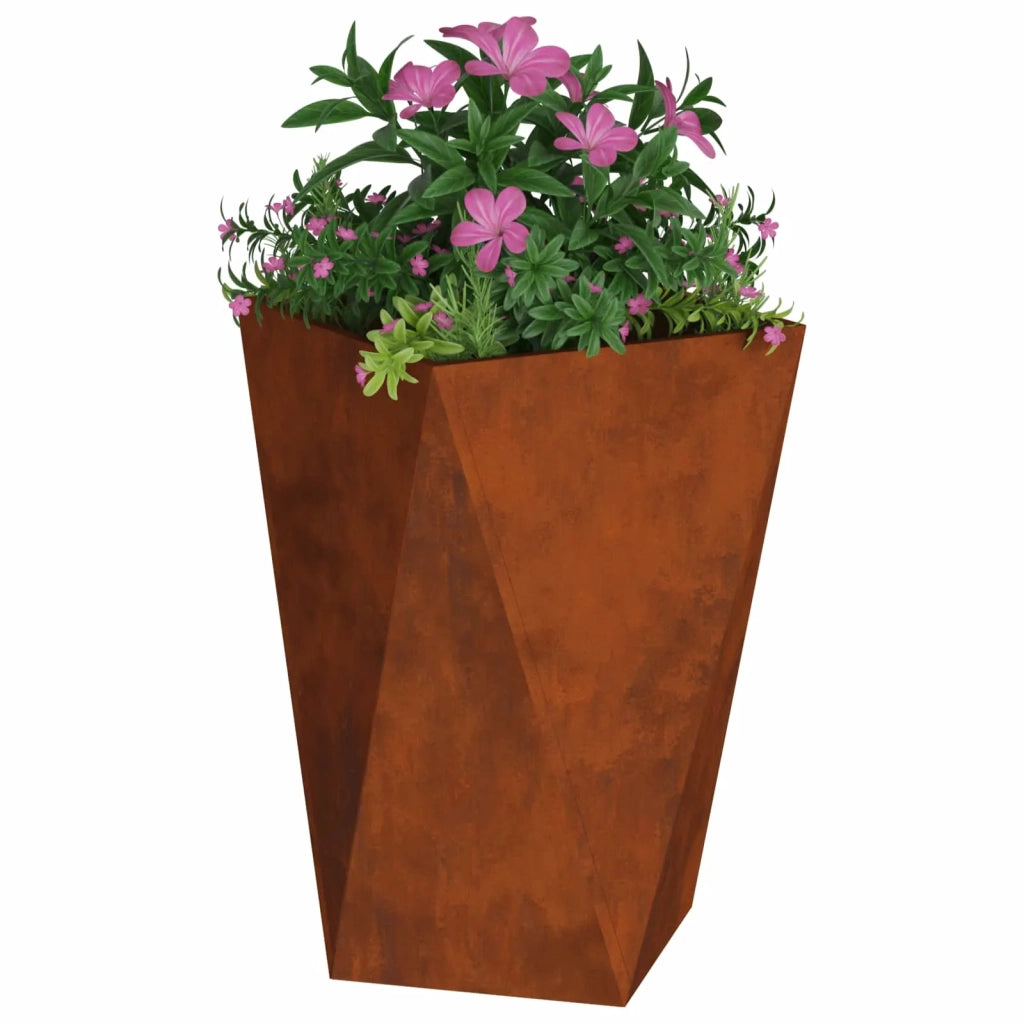 Fioriera 2 pcs Ruggine 50 x 50 x 75 cm