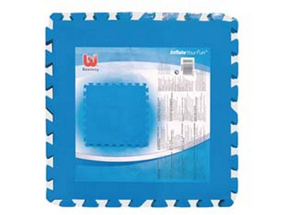 1cf tappeto sottofondo componibile piscine cm50x50 blu set. 9 pezzi cod:ferx.fer260503