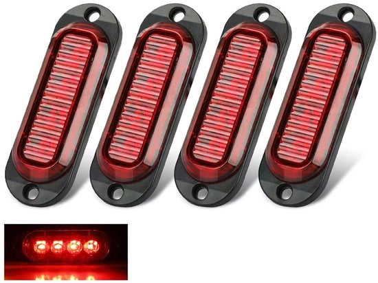 Set di 4 segnalatori LED per rimorchi