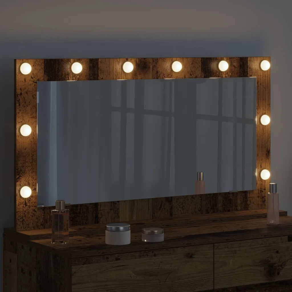 Specchio da Vanit¨¤-Specchio da Trucco Legno vecchio 100 x 55 x 18 cm