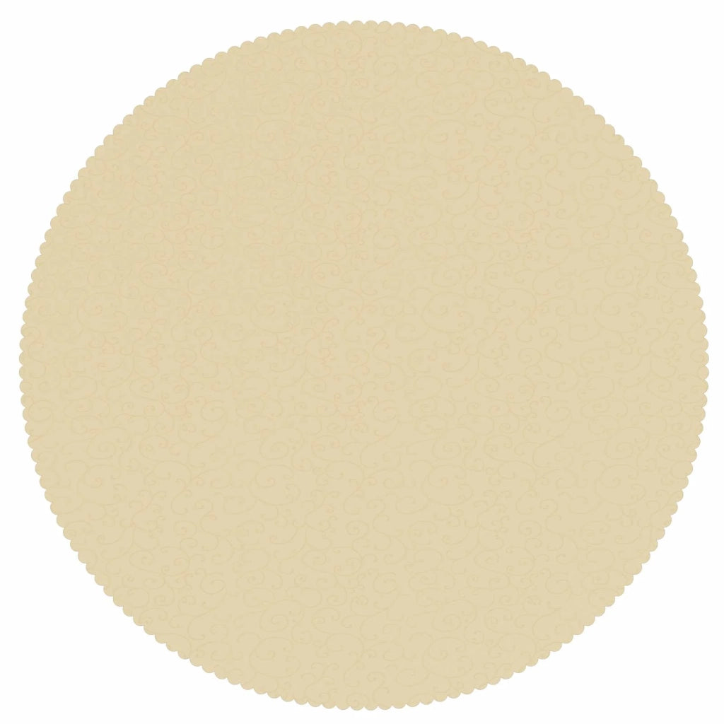Tovaglia da Tavolo 5 pz Rotondo Bianco Crema Ø 160 cm 42040496