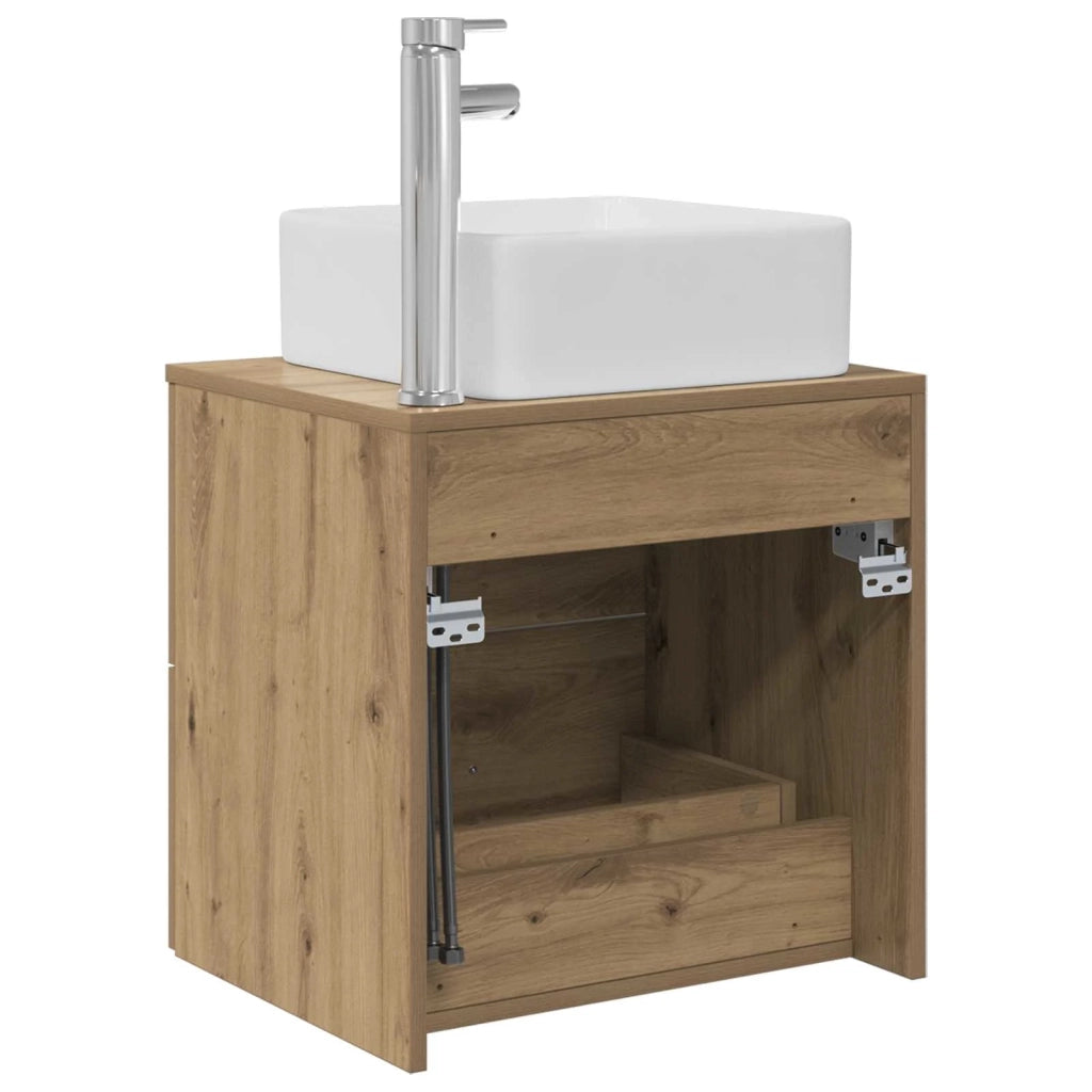 Mobile Lavabo da Parete Rovere Artigianale 49,5 x 41 x 63 cm 890277