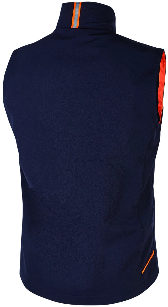 U-Power GILET SATURN Col. Blu/Arancio Mis. XL