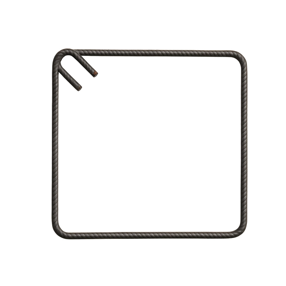 Staffe antisismiche armatura ferro 35x35 cm strutture cemento formati multipli *** pezzi 5, confezione 1