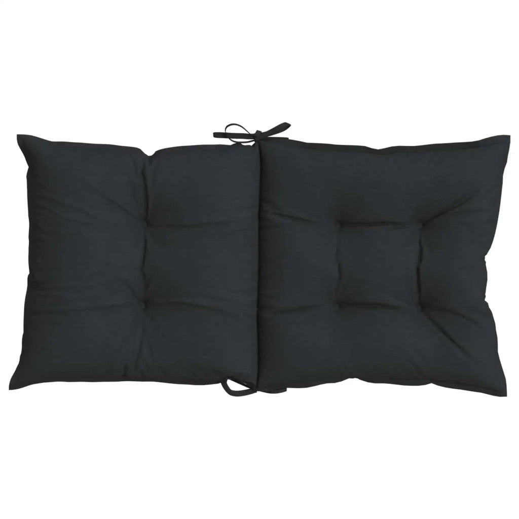 Set di Cuscini per Sedia Bassa 4 pcs Melange Nero 4002401