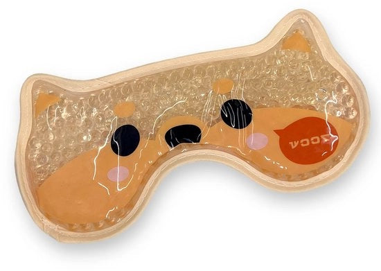 Oogmasker rinfrescante per il sonno - Gelmasker - Terapia caldo/freddo - Oogmasker per cerchi scuri - Retro con piumino - Gelkrali flessibili