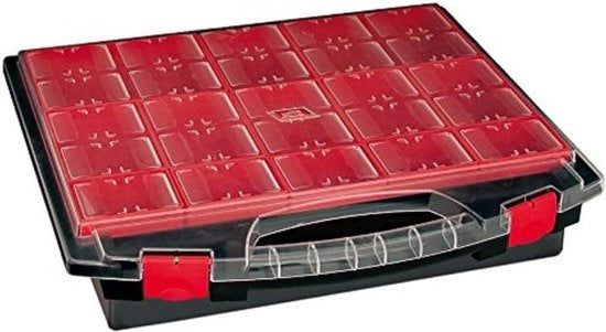 Assortimento con 32 cassetti rimovibili - 330 mm x 247 mm x 54 mm - dimensioni - contenitore di archiviazione con divisione di cassetti