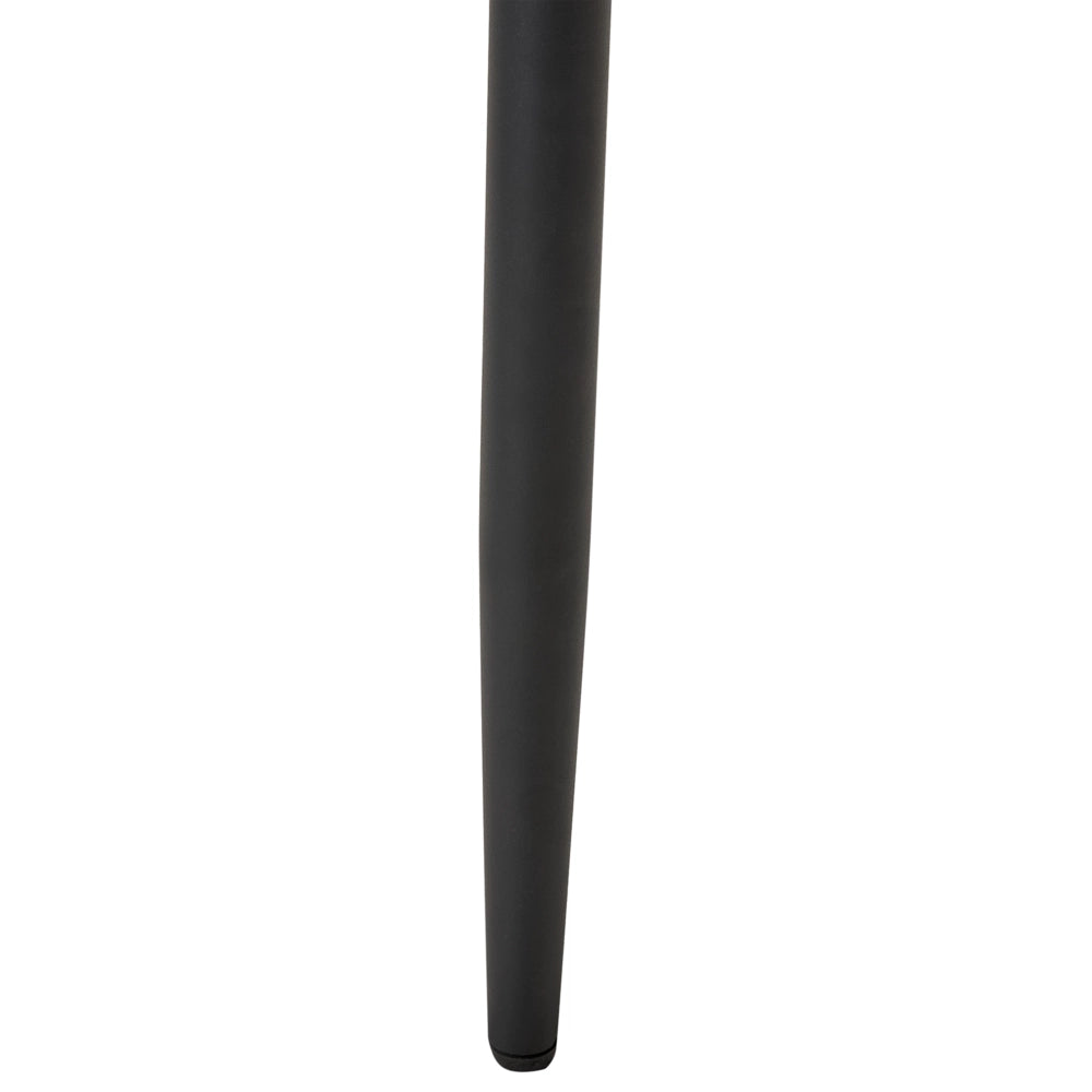 Set di 2 sedie da pranzo in tessuto bouclè verde scuro braccioli schienale intagliato gambe in metallo moderna industriale