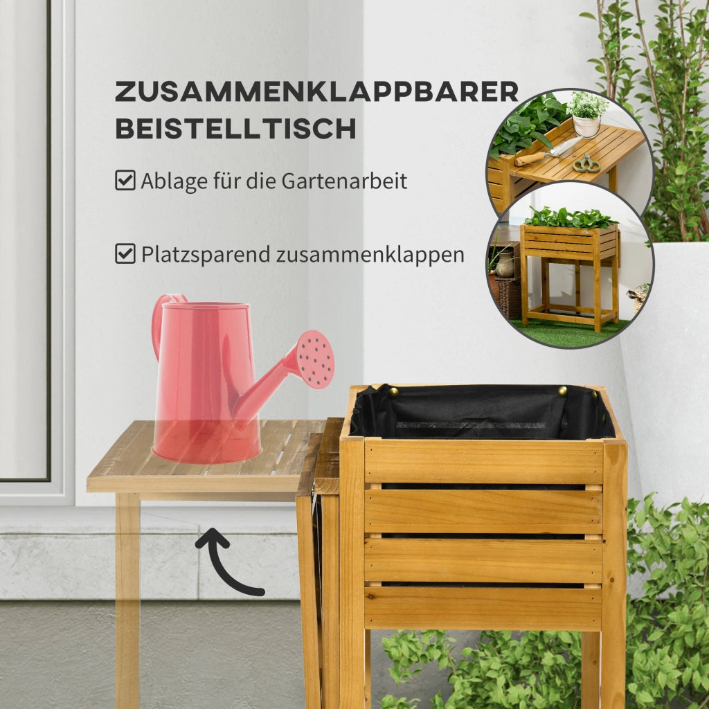 Letto da giardino ¨C zephmum ¨C marrone 64x63x74.5 cm