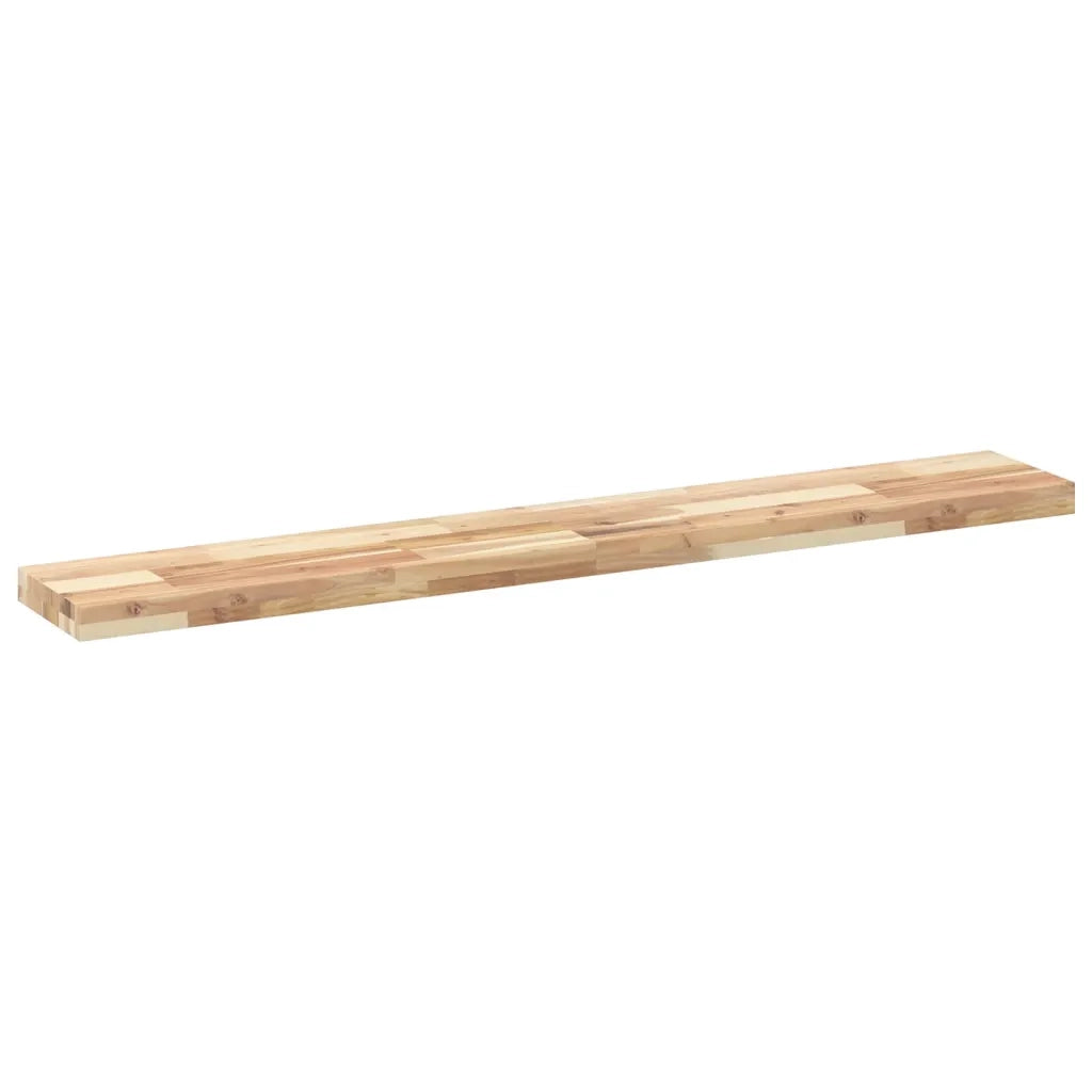 Mensole Parete | Scaffale a Parete | Ripiano a Parete 160x20x4 cm Legno Massello Acacia Non Trattato