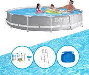 Piscina a Rete Prisma 366x76 cm - Con Accessori