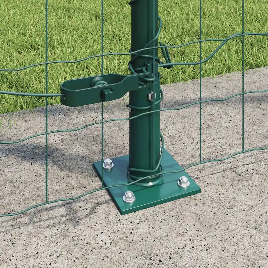 Recinzione con Posto Verde 1,5 x 10 m Acciaio 3350882