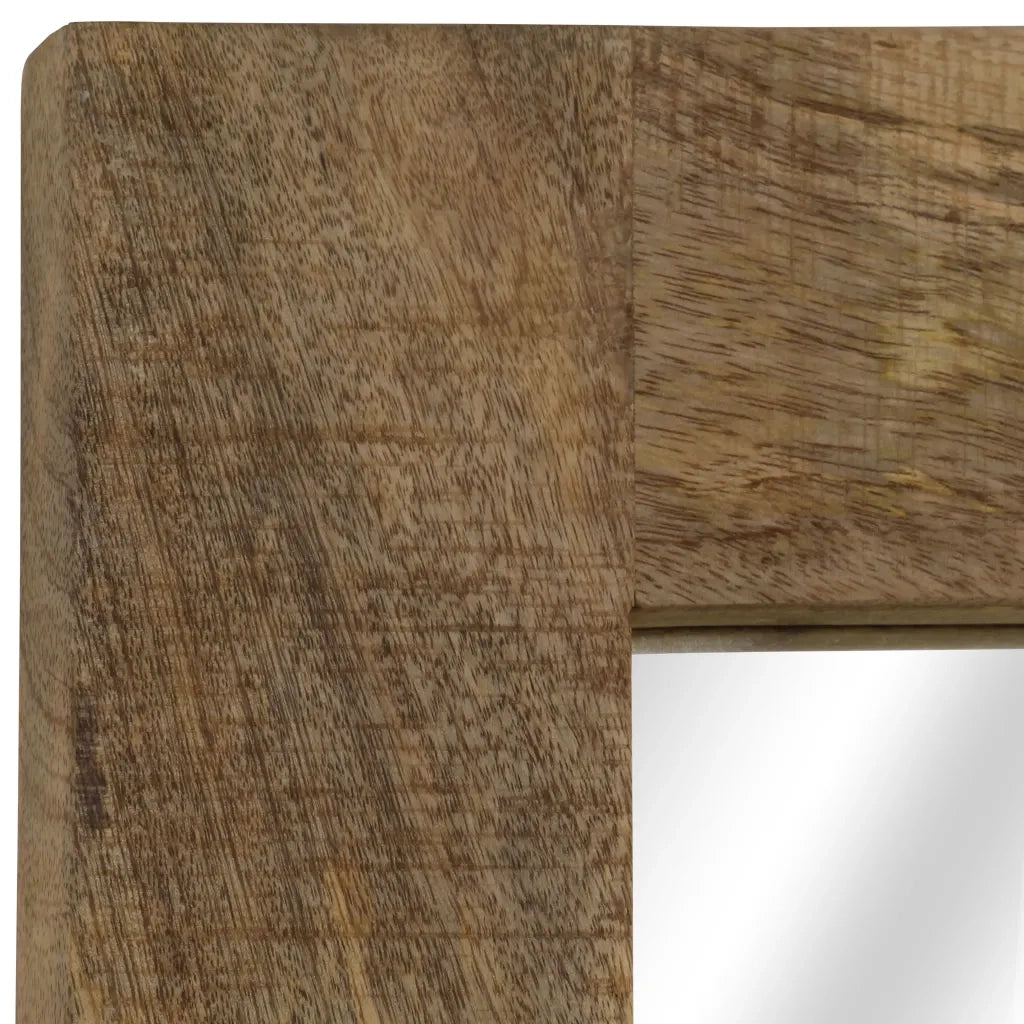 Specchio in Legno Massello di Mango 50x80 cm