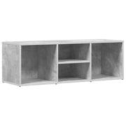Panca Porta Scarpe | Scarpiera | Mobile per scarpe Grigio Cemento 105x35x35cm Legno Multistrato