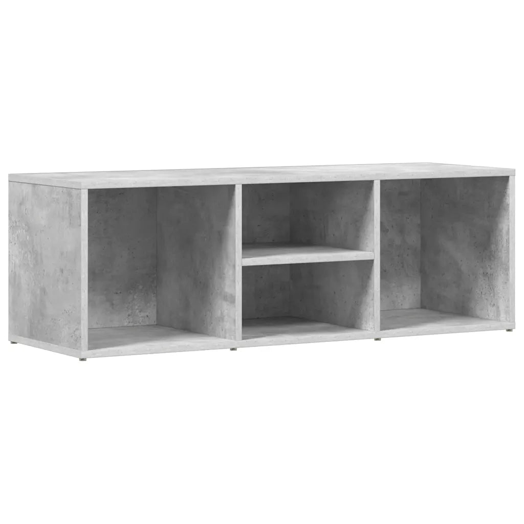 Panca Porta Scarpe | Scarpiera | Mobile per scarpe Grigio Cemento 105x35x35cm Legno Multistrato