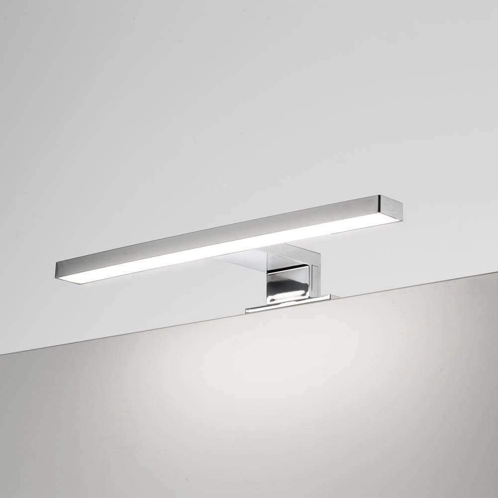 Lampada LED per bagno Kyra 300 mm colore cromato