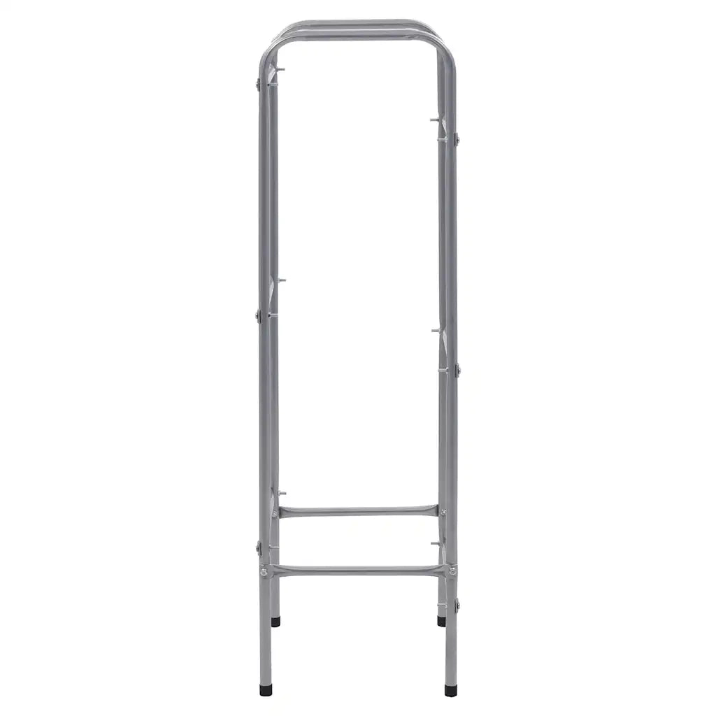 Supporto con Ripiani per 3 Casse Argento 50x33x116 cm Acciaio 285212