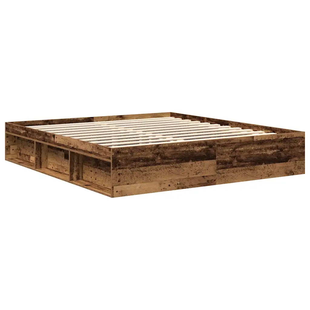 Giroletto senza Materasso Legno Antico 180x200 cm in Truciolato 3328861