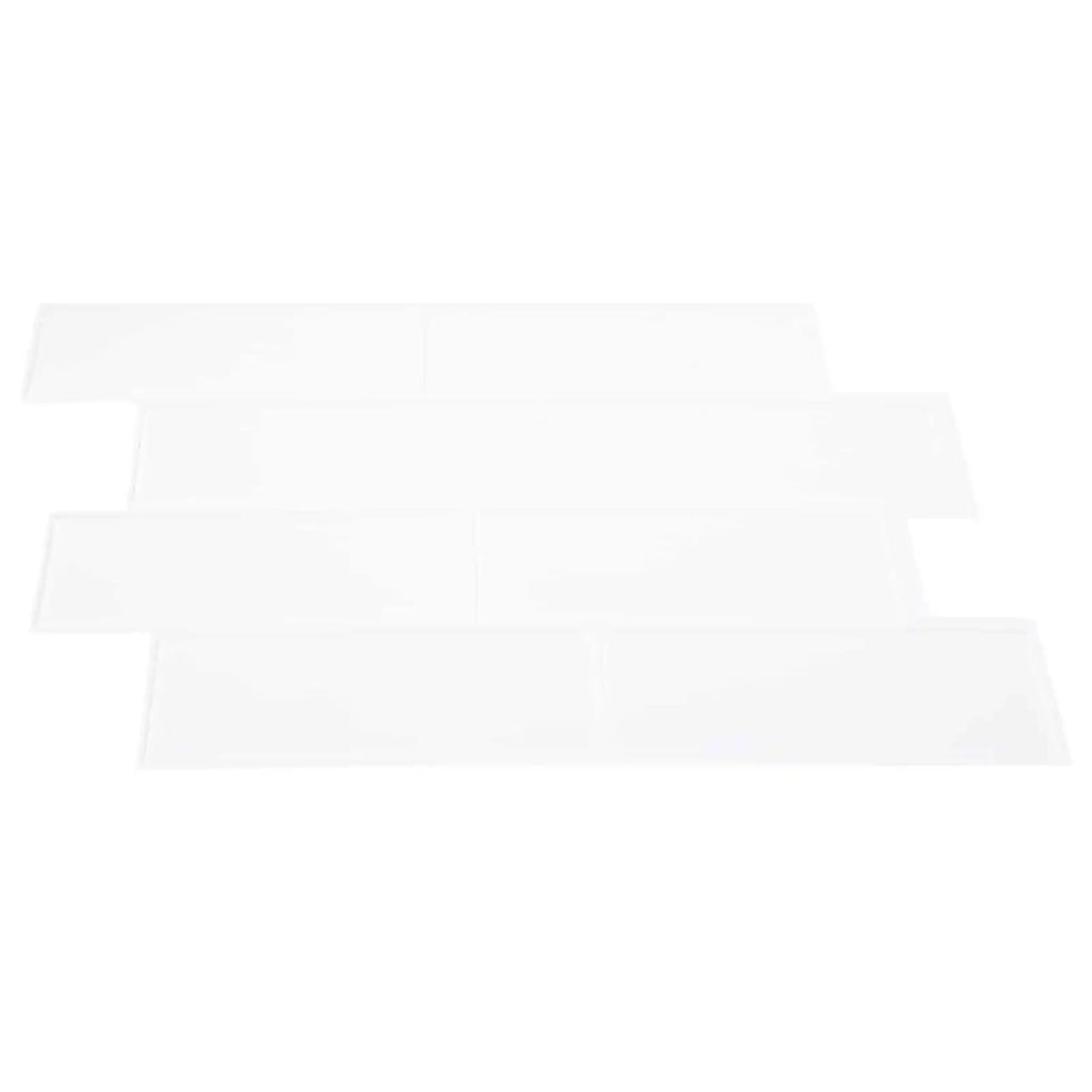 Piastrella subway 20 pcs Bianco 29 x 21 cm Poliuretano e PET 42046139