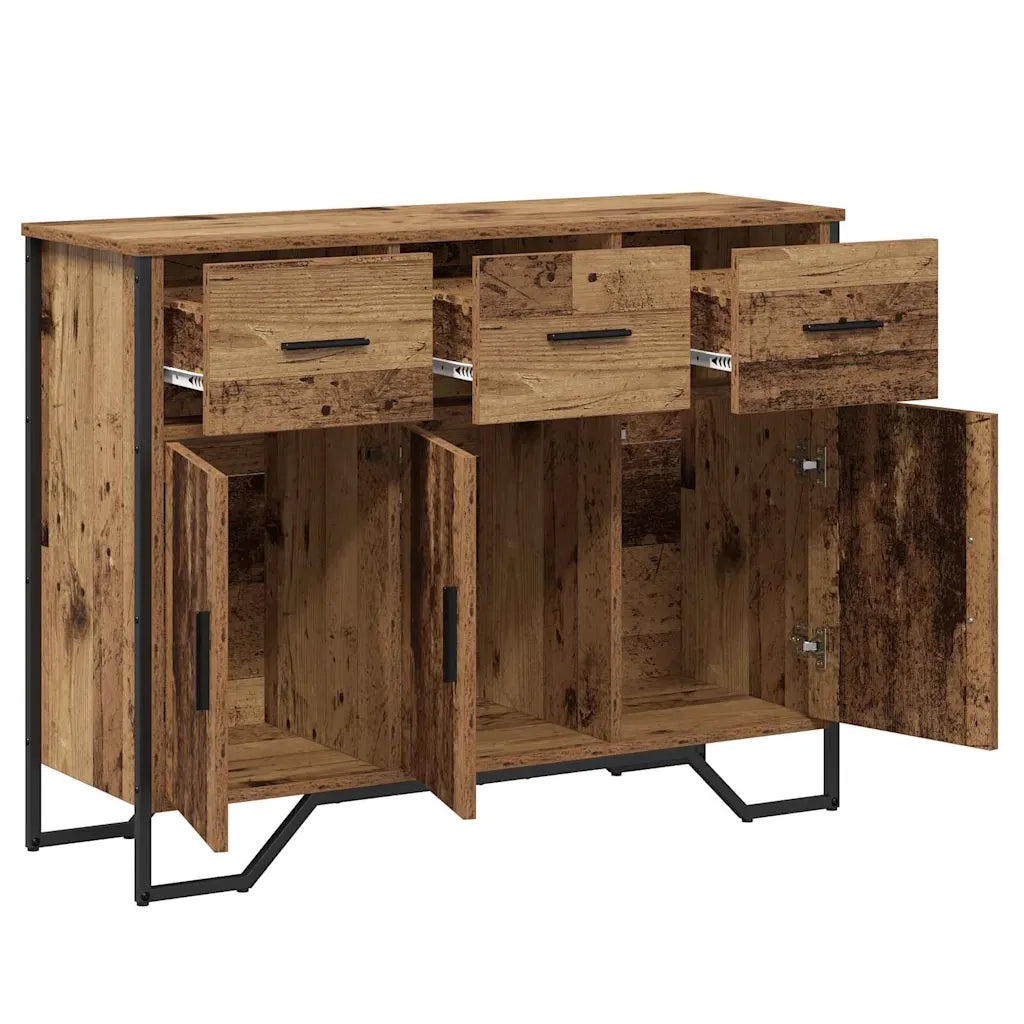 Credenza con cassetto Legno vecchio 97 x 32,5 x 74,5 cm 868776