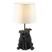 Lampada da tavolo Westie resina nera opaca E14 Endon