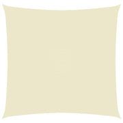 Vela ombreggiante/ombrellone quadrato 6 x 6 m in tessuto Oxford color crema 02_0009527