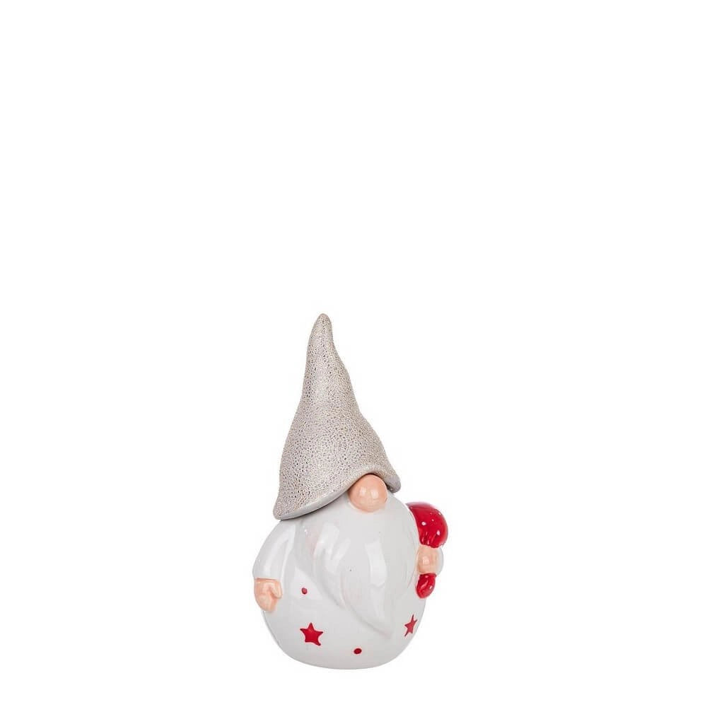 Babbo Natale Cheerful bianco con sacco regali