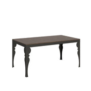 Tavolo allungabile 90x160/420 cm Paxor Evolution Noce telaio Antracite