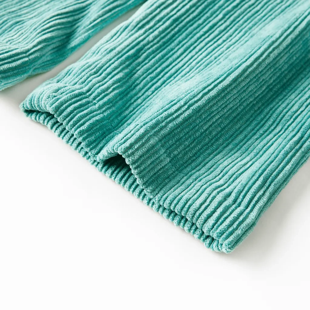 Pantaloni per Bambini in Velluto a Coste Verde Menta 128 14367