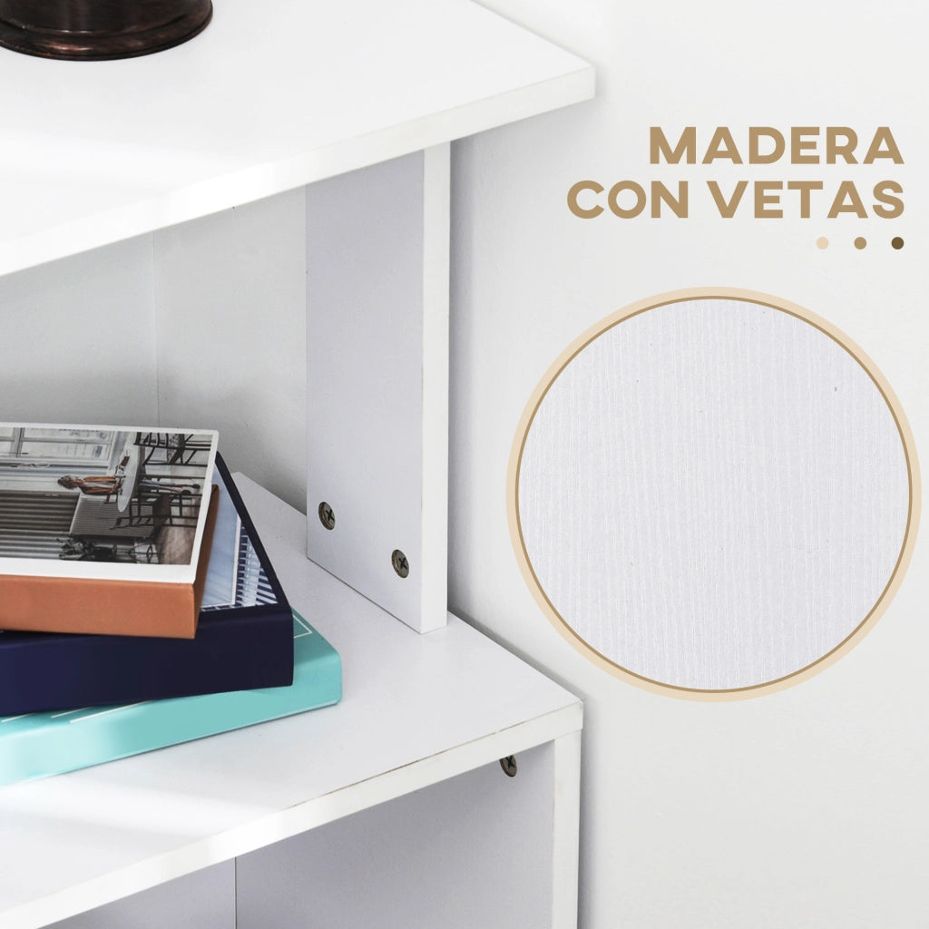 Scrivania Angolare Girevole ¨C Minimal ¨C Bianco 120x110 cm