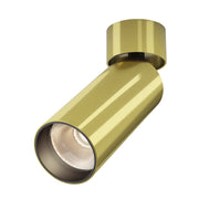 Maytoni Lampada da soffitto moderna FOCUS LED 1 luce LED integrato ottone alluminio