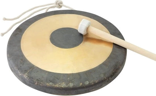 Tam Tam Gong con coperchio in legno e cotone (25)