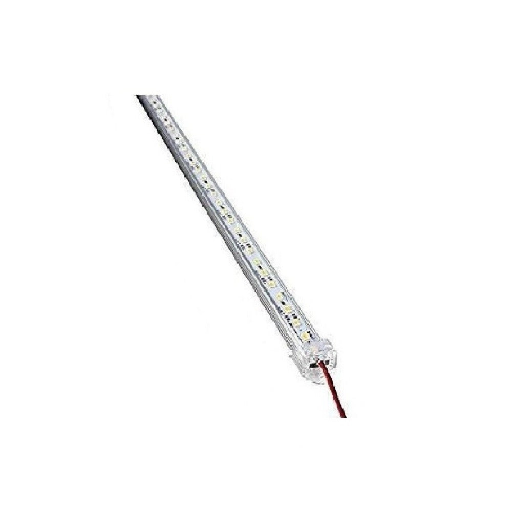 Trade Shop - Profilo Alluminio Completo Di Led 60cm 10w Luce 6500k 3000k 4000k 3014-12v-60t - -bianco Freddo      -