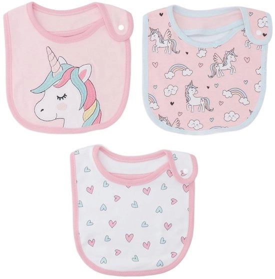 Set di asciugamani per bambini 3 pezzi - Asciugamano di cotone - Leggero/Assorbente - Disegno cartoon - Lavabile in macchina - 19x25cm - Asciugamani per bambini