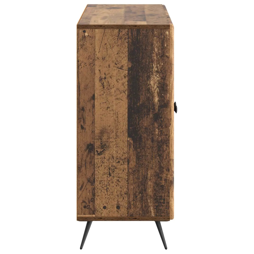 Credenza | Madia | Buffet da pranzo | Armadio da pranzo Legno antico 89 x 34,5 x 80 cm Legno ingegnerizzato