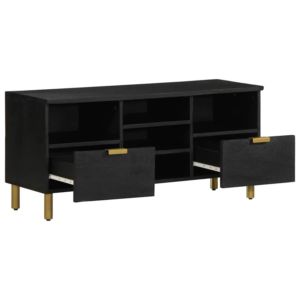 Mobile Porta TV Nero 100x33x46 cm in Legno Multistrato 4017666