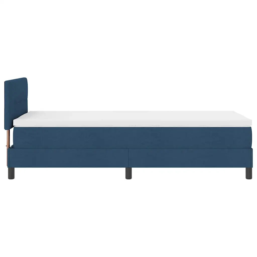 Letto a molle con materasso con led Blu 100 x 200 cm Tessuto 3342190