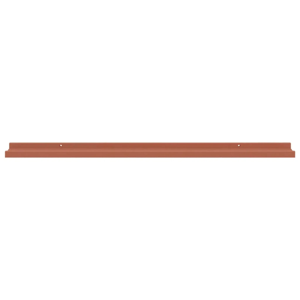 Scaffale da parete 2 pcs Rosso 100 x 9 x 3 cm Legno multistrato 42020004