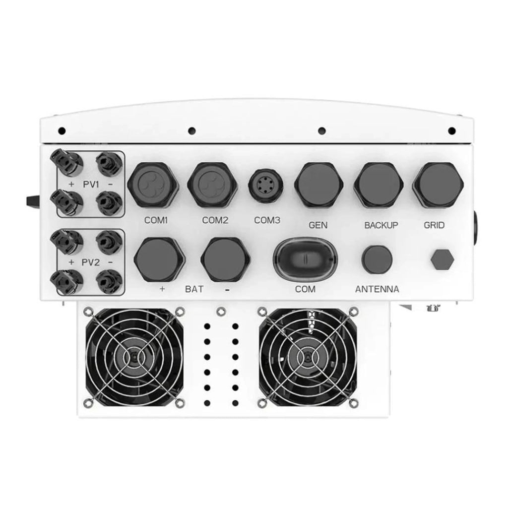 Inverter Fotovoltaico Solis Monofase Ibrido On-Grid/Off-Grid 6kW CEI 0-21 con Schermo LCD a Colori, WiFi e TA Inclusi Garanzia 10 Anni IP66 SKU-12223