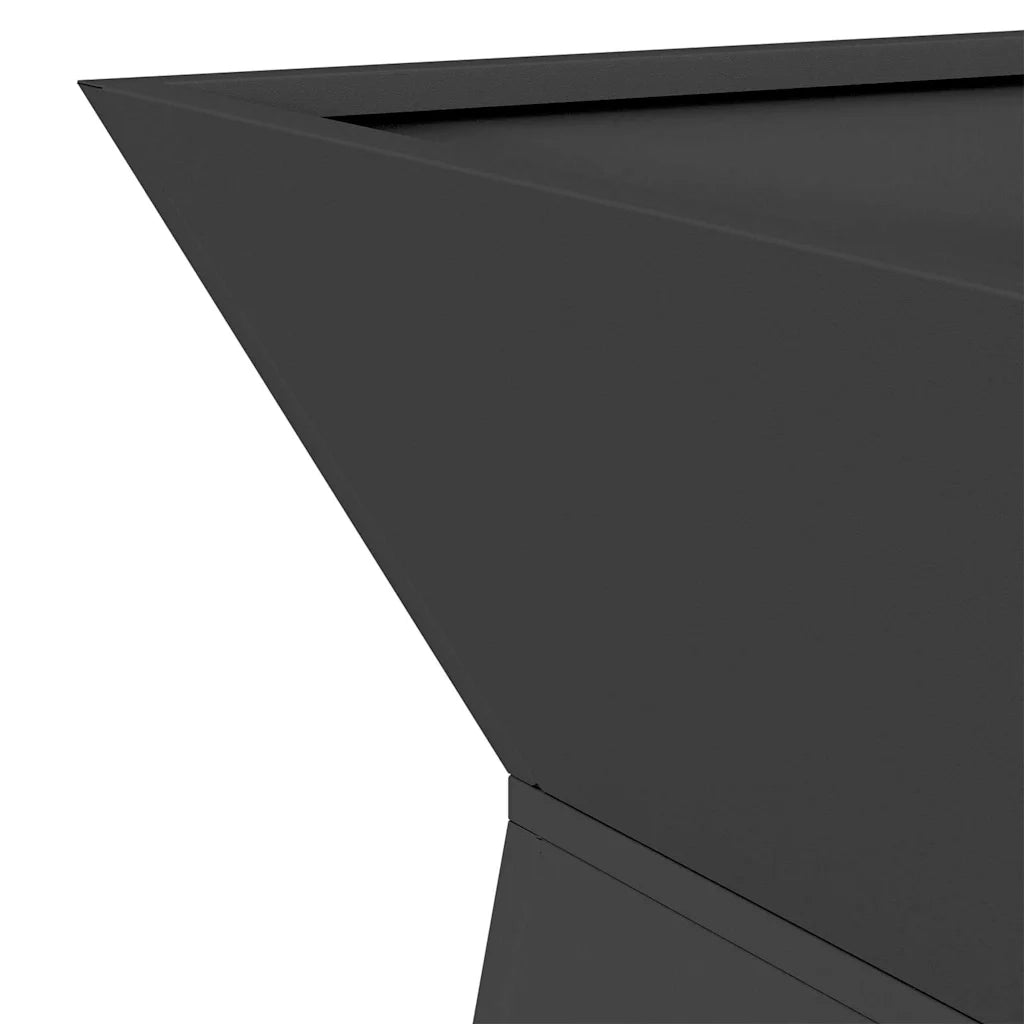 Vaso a Pilastro Nero 35 x 35 x 73 cm 873838