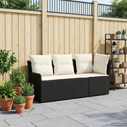 Sofa da giardino-Divano con braccioli da giardino con divano angolare 2 Pezzo 939945